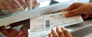 venda de passagens via cartão